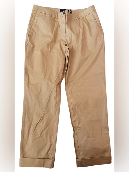 Wildfang Pants - Wildfang Khaki Tan Straight-Leg Pants